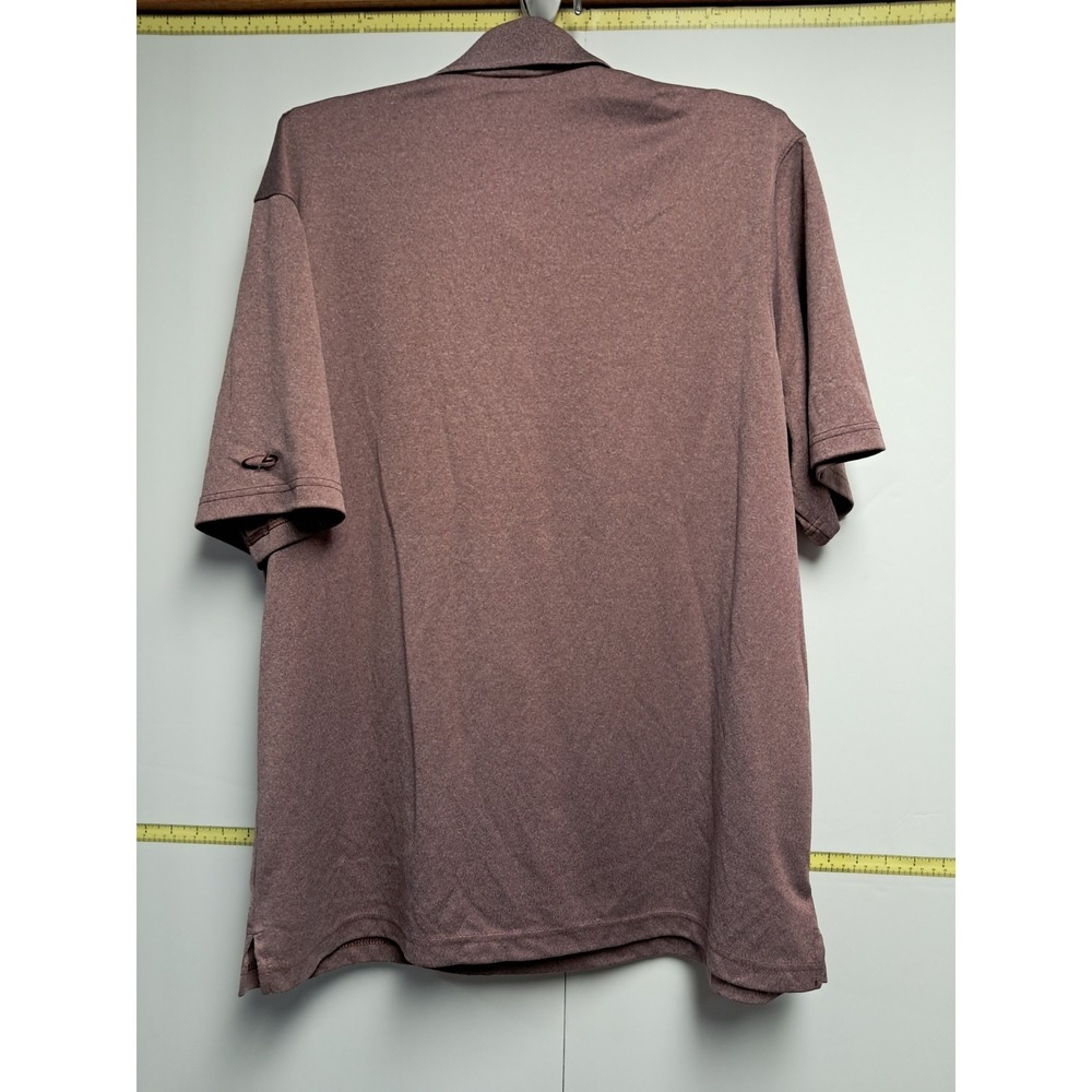 Mens Champion Duo Dry Heathered‎ Maroon Polo-size XL - Picture 4 of 5